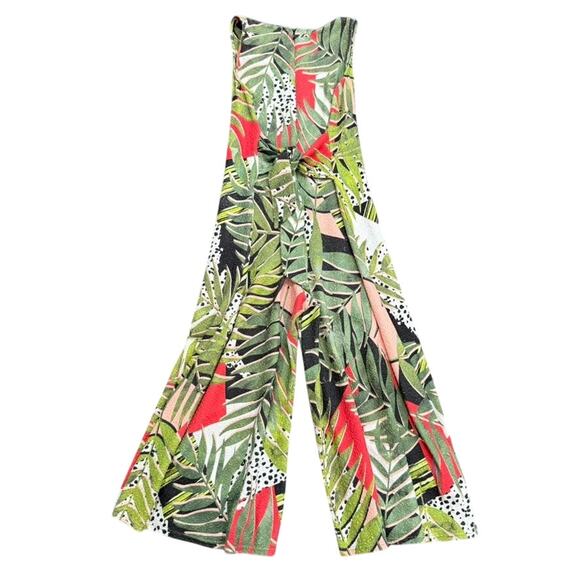 Slate & Willow Tropical Jumpsuit in Green Multi, Size XS - Picture 7 of 8